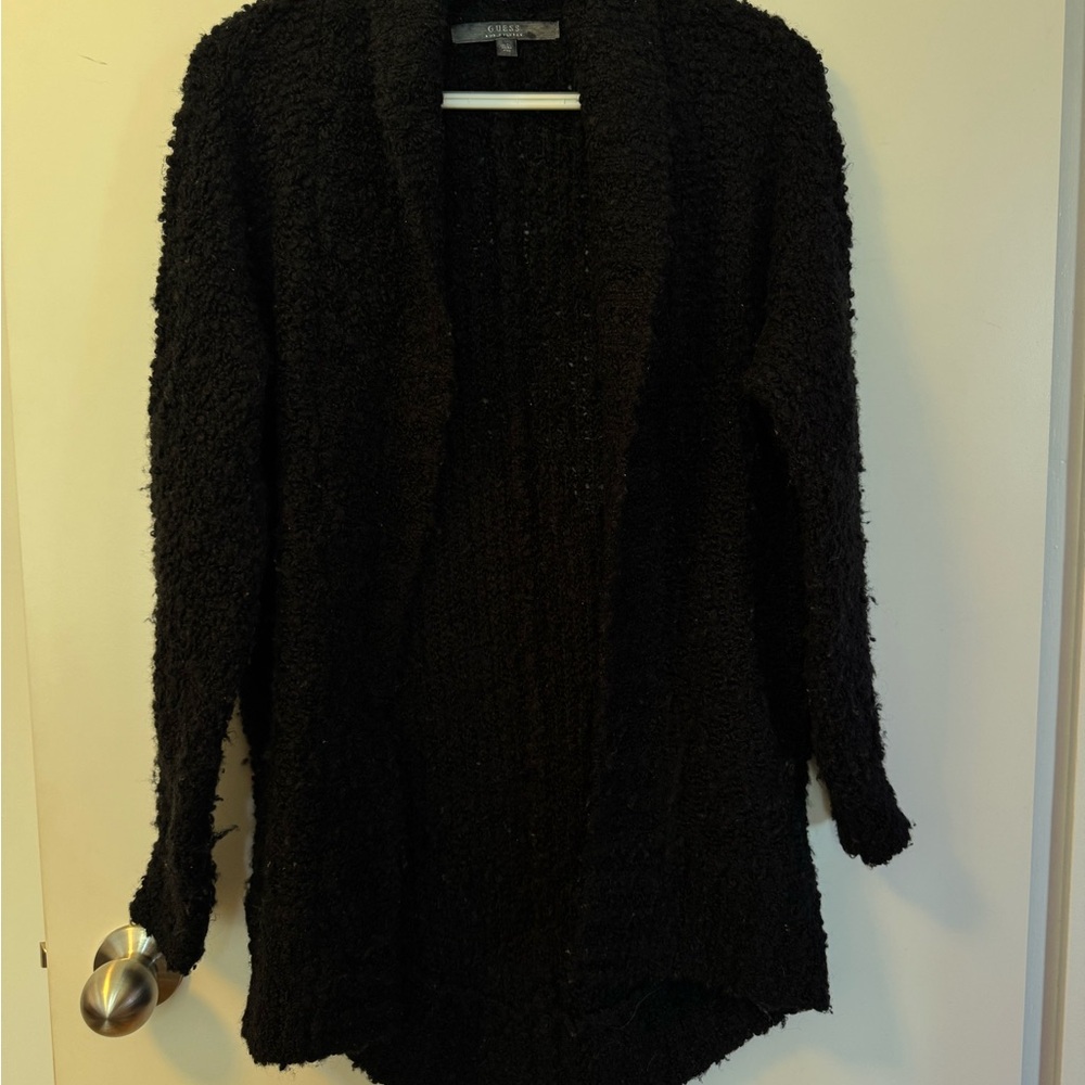 Guess Black Textured Sweater
